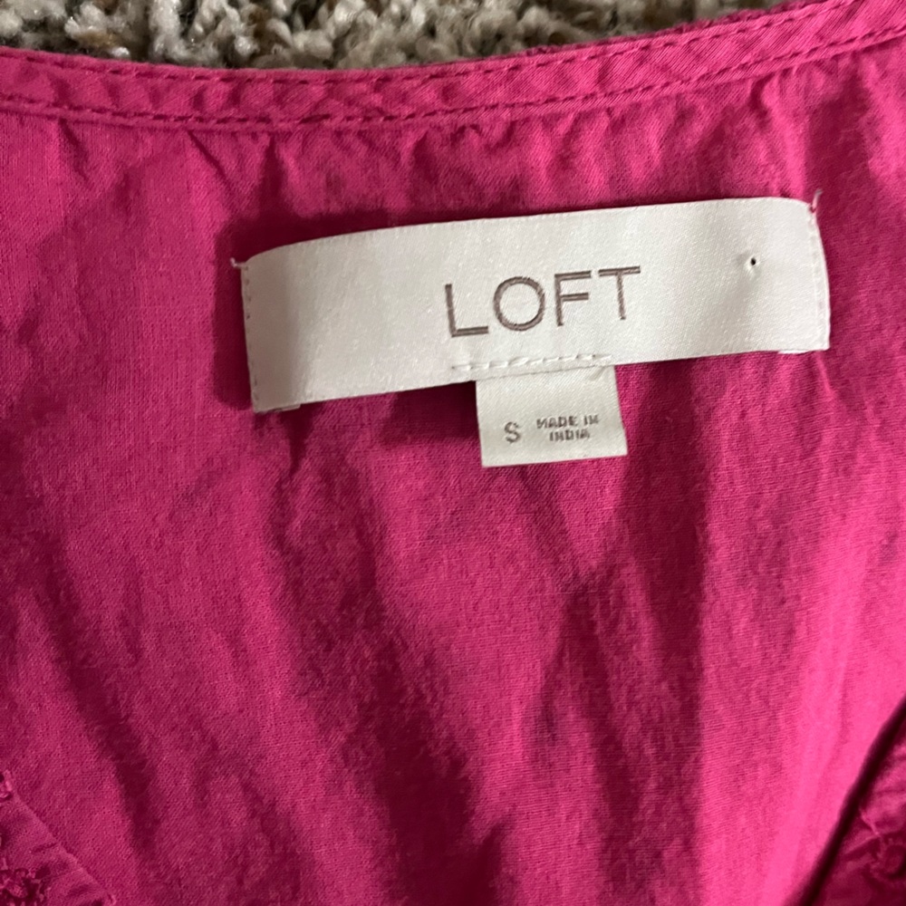 LOFT Raspberry Blouse - Picture 2 of 3